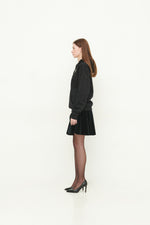 Load image into Gallery viewer, GULNOZA DILNOZA MILANO green glow mushrooms print hoodie in cotton