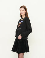 Load image into Gallery viewer, Gulnoza Dilnoza Logo chain-link bracelet in gold finish metal