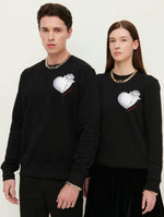 Load image into Gallery viewer, Gulnoza Dilnoza Logo chain-link necklace in silver finish metal