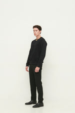 Load image into Gallery viewer, GULNOZA DILNOZA MILANO Logo Embroidered sweatshirt in cotton