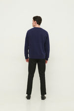 Load image into Gallery viewer, GULNOZA DILNOZA MILANO Logo Embroidered sweatshirt in cotton