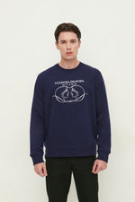 Load image into Gallery viewer, GULNOZA DILNOZA MILANO Logo Embroidered sweatshirt in cotton