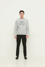 Load image into Gallery viewer, GULNOZA DILNOZA MILANO Logo Embroidered sweatshirt in cotton