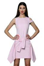 Load image into Gallery viewer, Peony Pink Italian Cotton Poplin Dress