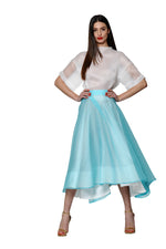 Load image into Gallery viewer, Silk Organza Maxi Skirt