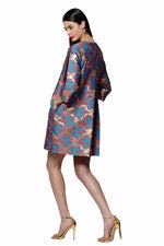 Load image into Gallery viewer, Silk Jacquard Trench Coat